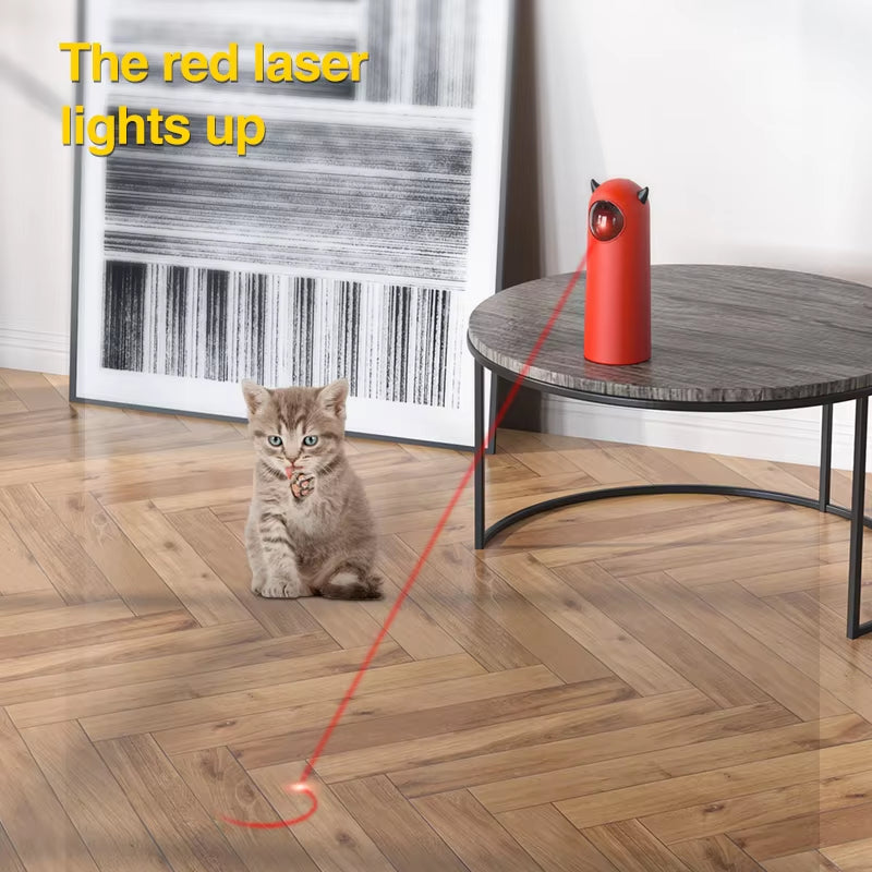 Automatic Cat Toys LED Laser Interactive Smart Teasing Pet Handheld Electronic Indoor Random Laser Cats Toy Accessories for Dog